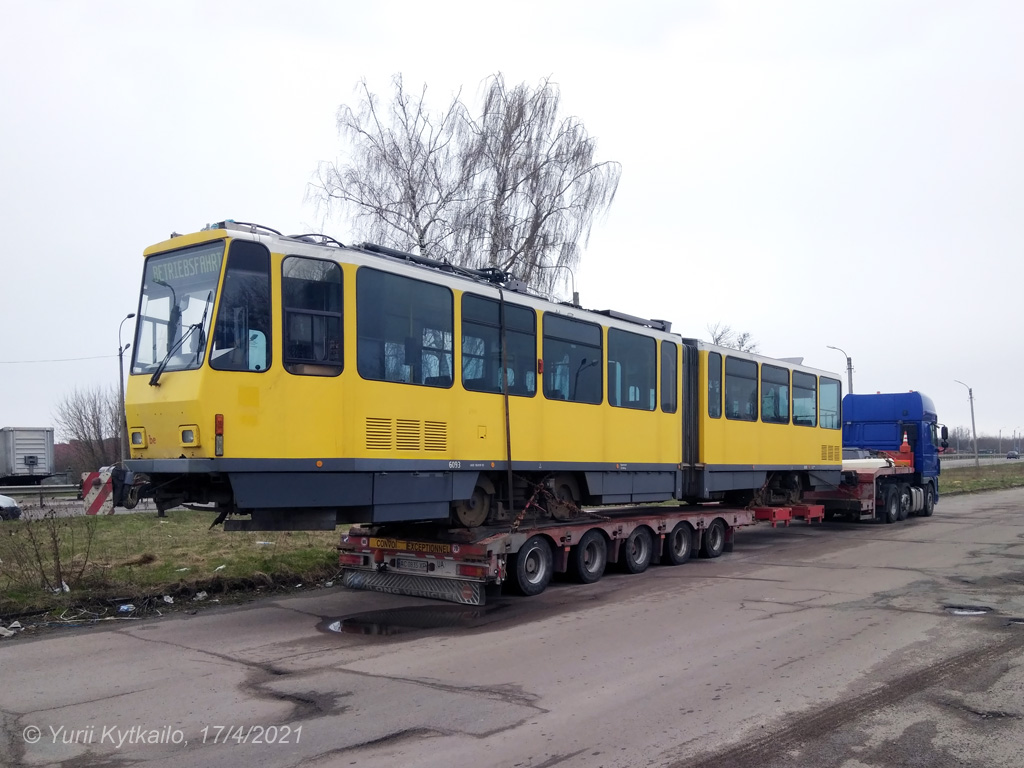 Берлин, Tatra KT4DM № 6093