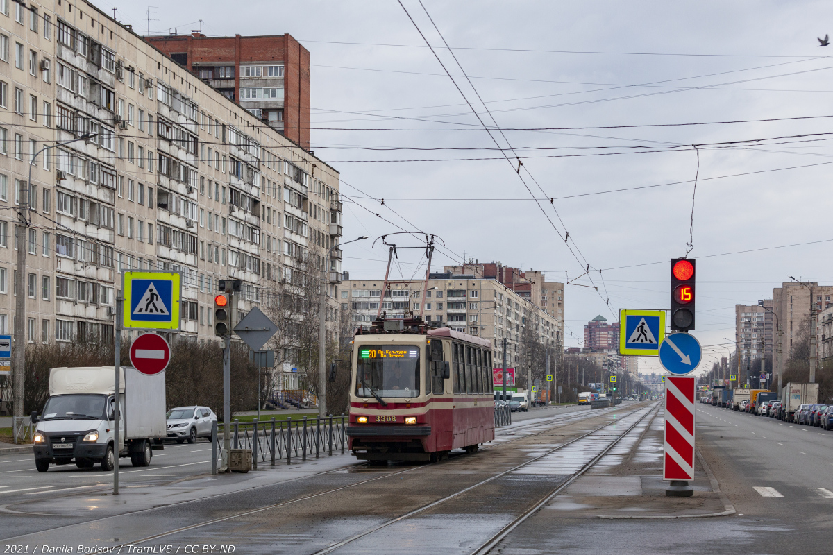 Санкт-Петербург, 71-134А (ЛМ-99АВ) № 3308