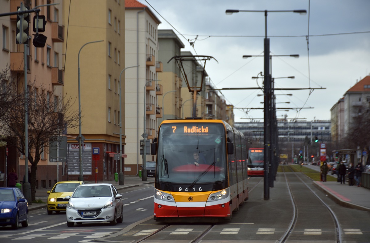 Прага, Škoda 15T6 ForCity Alfa Praha № 9416