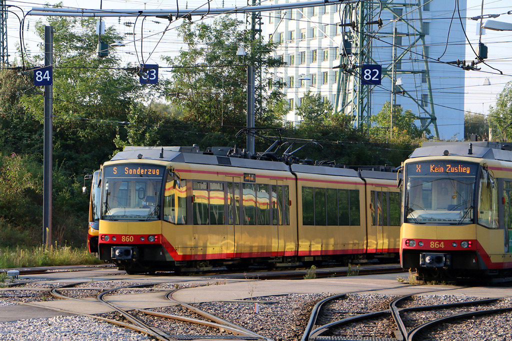 Карлсруэ, Duewag GT8-100D/M-2S № 860