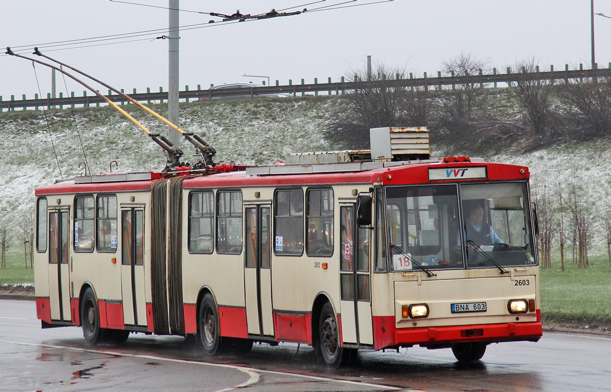 Вильнюс, Škoda 15Tr03/6 № 2603
