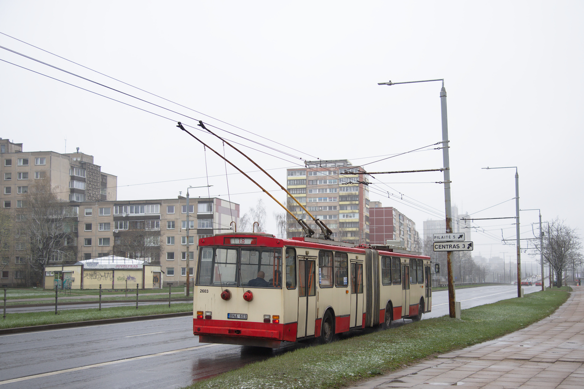 Вильнюс, Škoda 15Tr03/6 № 2603