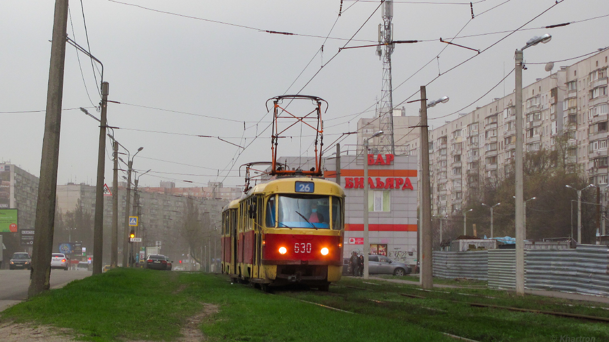 Харьков, Tatra T3SU № 630
