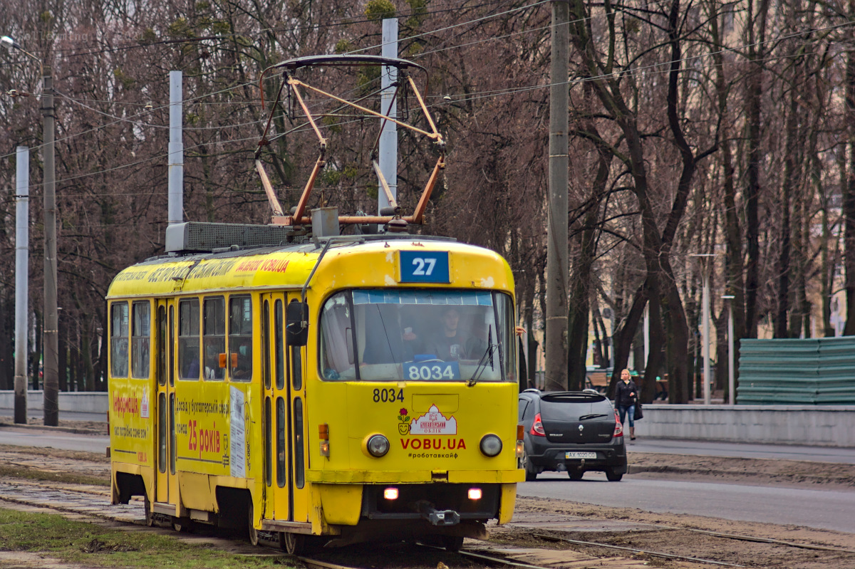 Харьков, Tatra T3M № 8034 Харьков, Tatra T3M № 8034