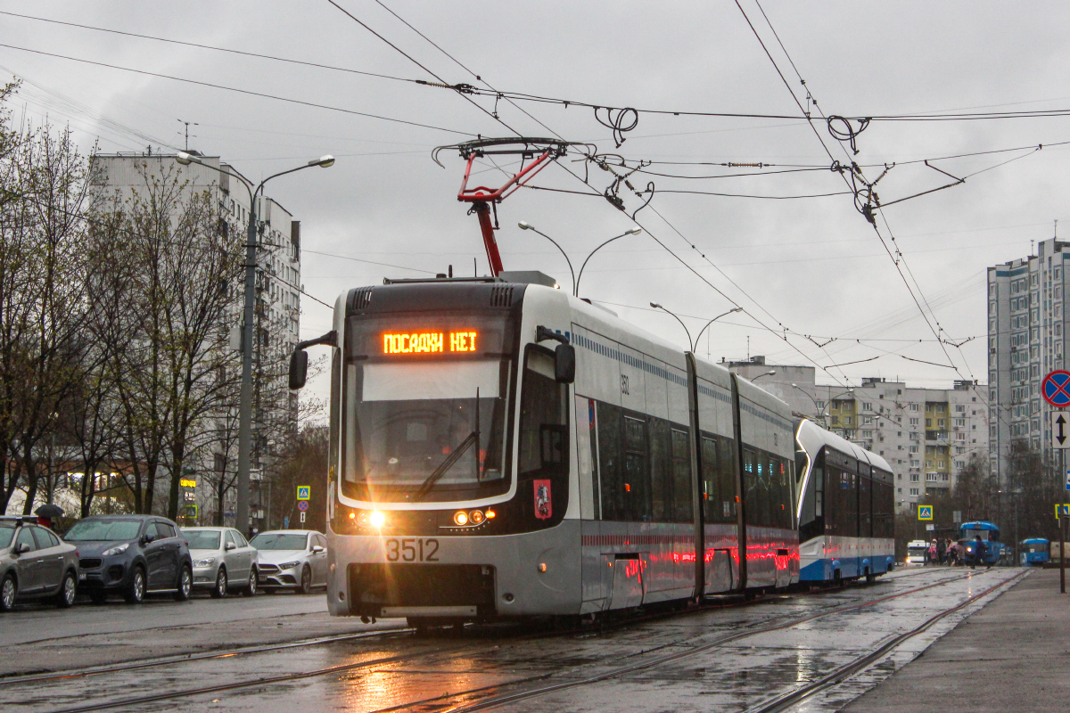 Москва, 71-414 (Pesa Fokstrot) № 3512