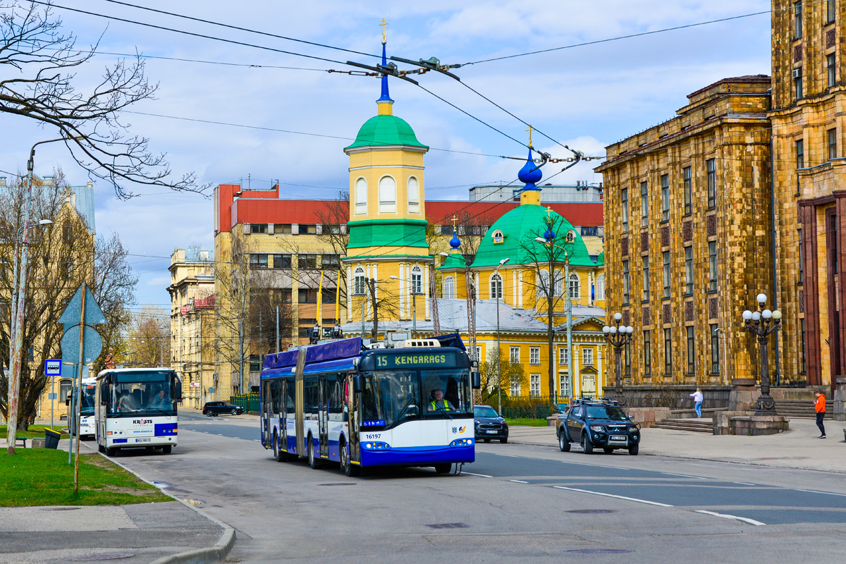 Riia, Solaris Trollino II 18 Ganz № 16197 Riia, Solaris Trollino II 18 Ganz № 16197