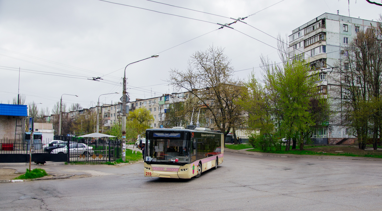 Запорожье, ЛАЗ E183D1 № 215