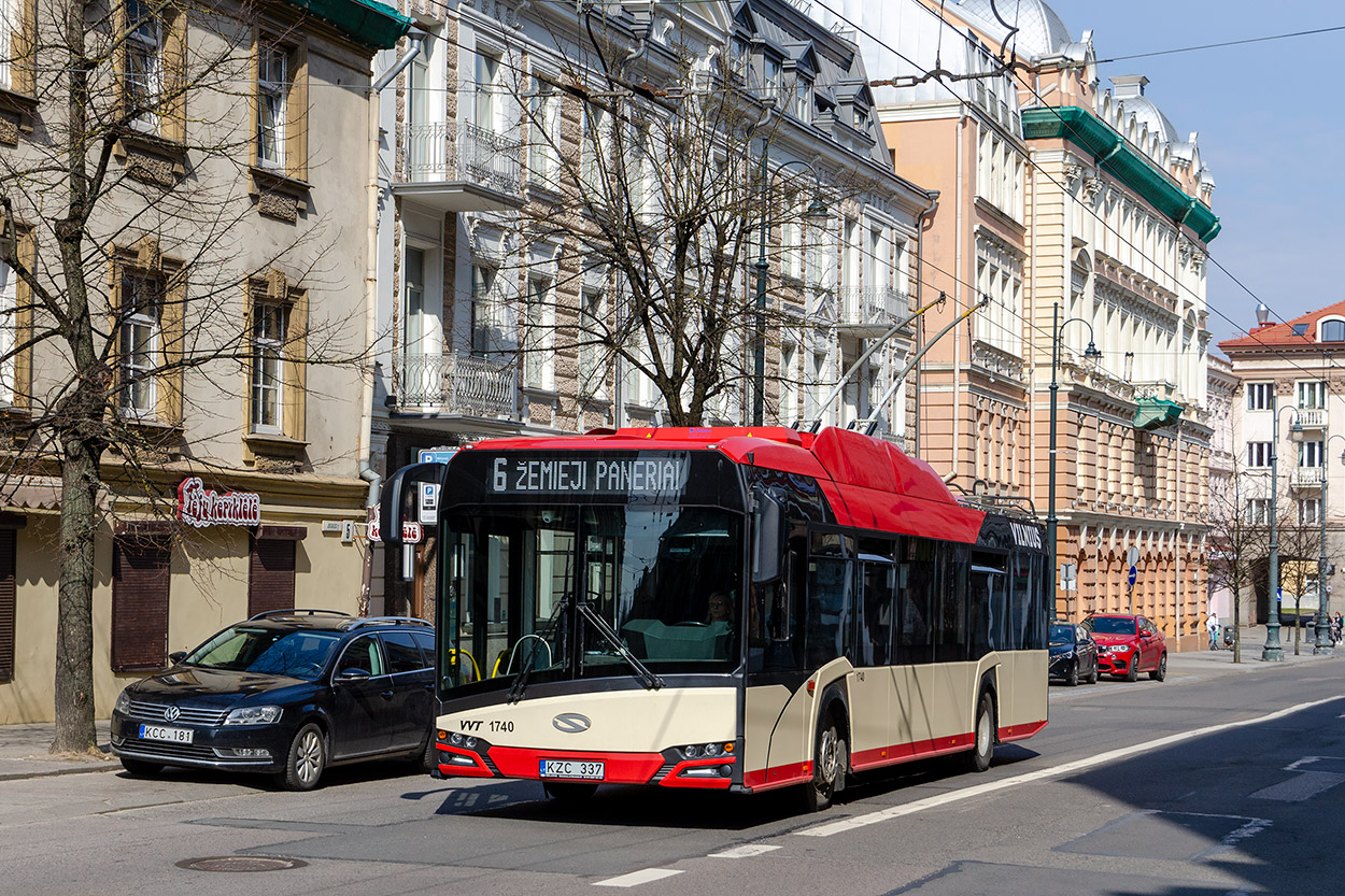 Вильнюс, Solaris Trollino IV 12 Škoda № 1740