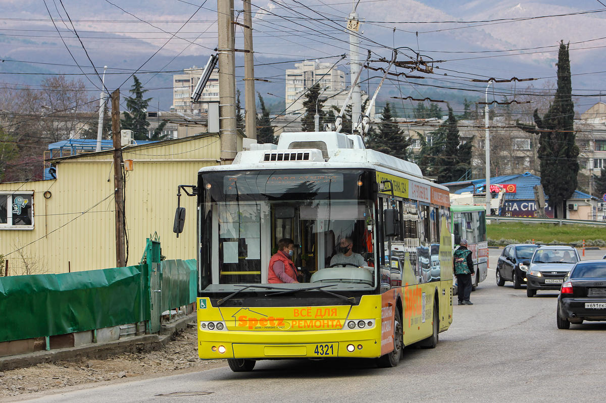 Крымский троллейбус, Богдан Т70110 № 4321
