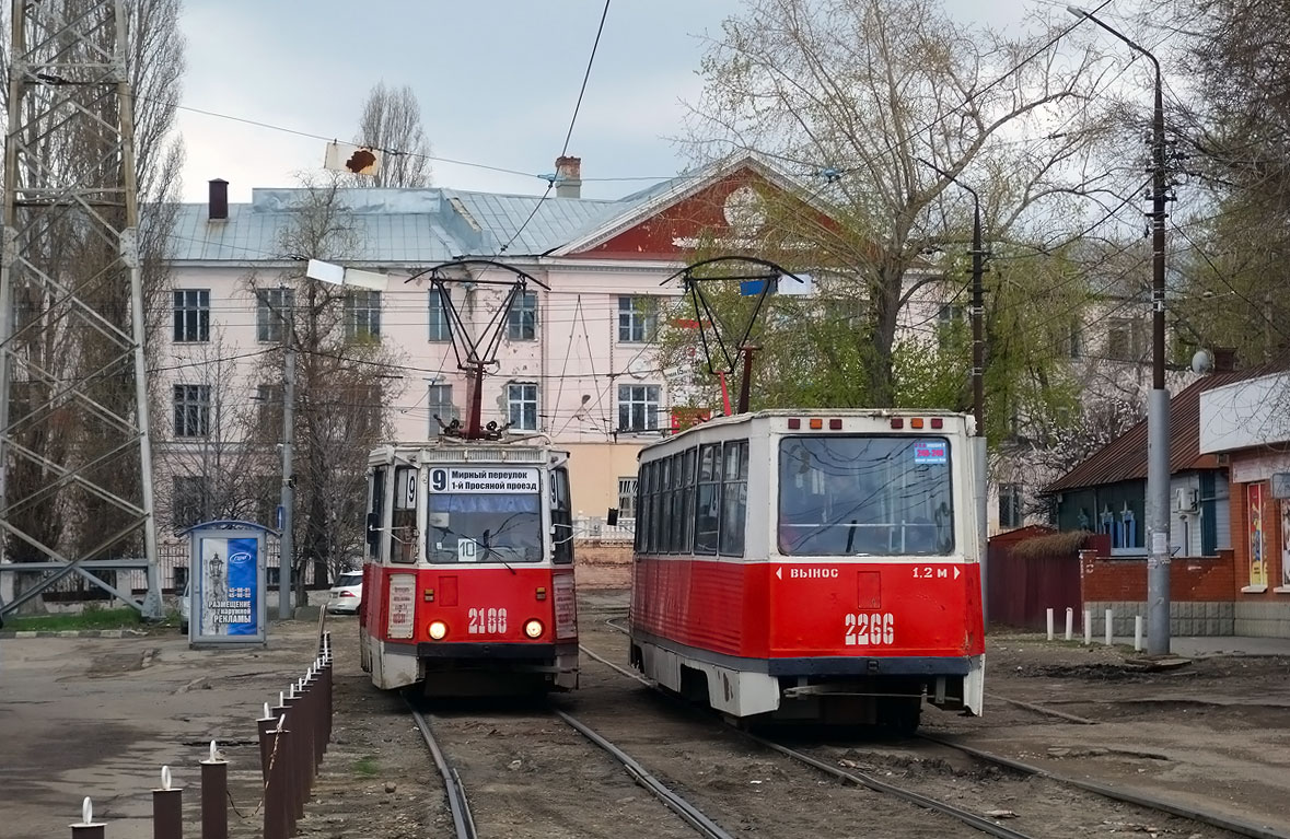 Саратов, 71-605 (КТМ-5М3) № 2188; Саратов, 71-605А № 2266