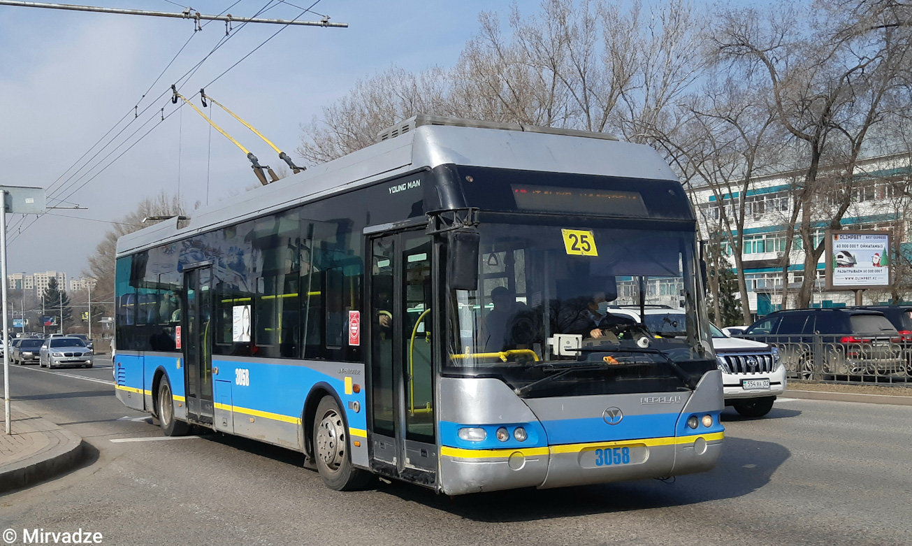 Алматы, YoungMan JNP6120GDZ (Neoplan Kazakhstan) № 3058