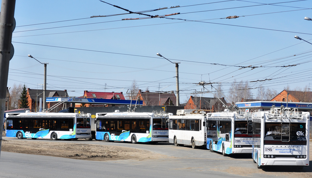 Омск — Конечные станции и разворотные кольца