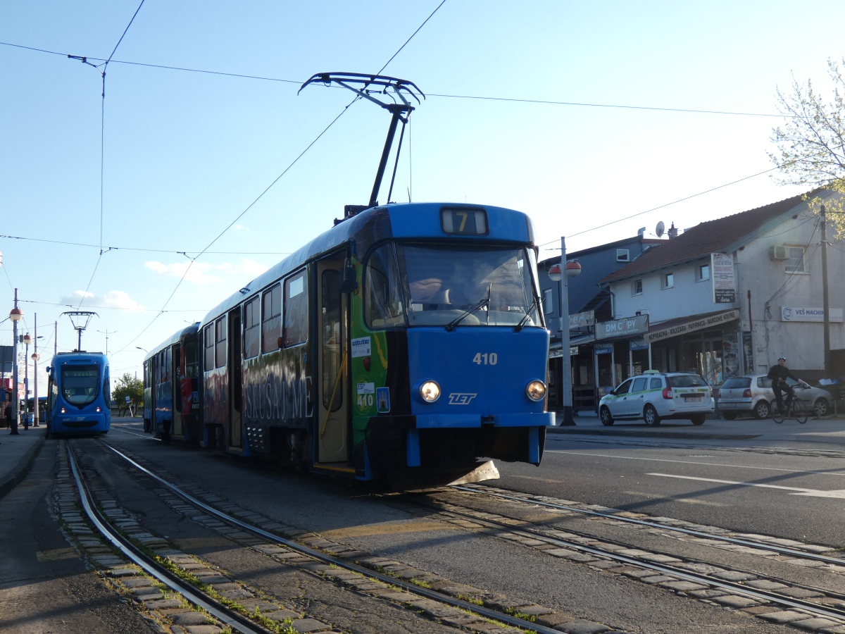 Загреб, Tatra T4YU № 410