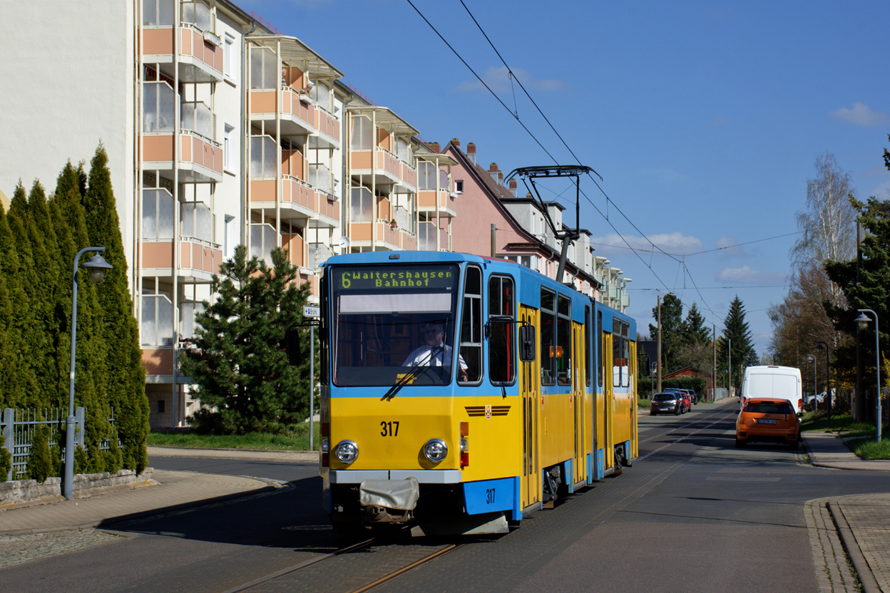 Гота, Tatra KT4DC-Z № 317