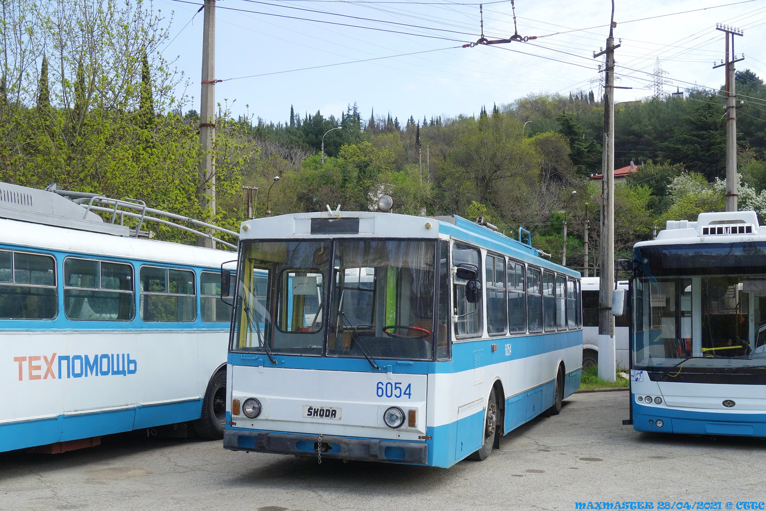 Крымский троллейбус, Škoda 14Tr02/6 № 6054