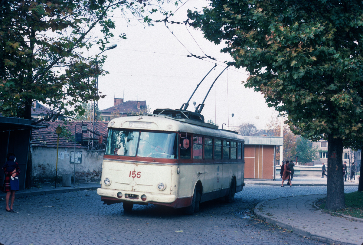 Plovdiv, Škoda 9Tr12 — 156; Plovdiv — Historical —  Тrolleybus photos