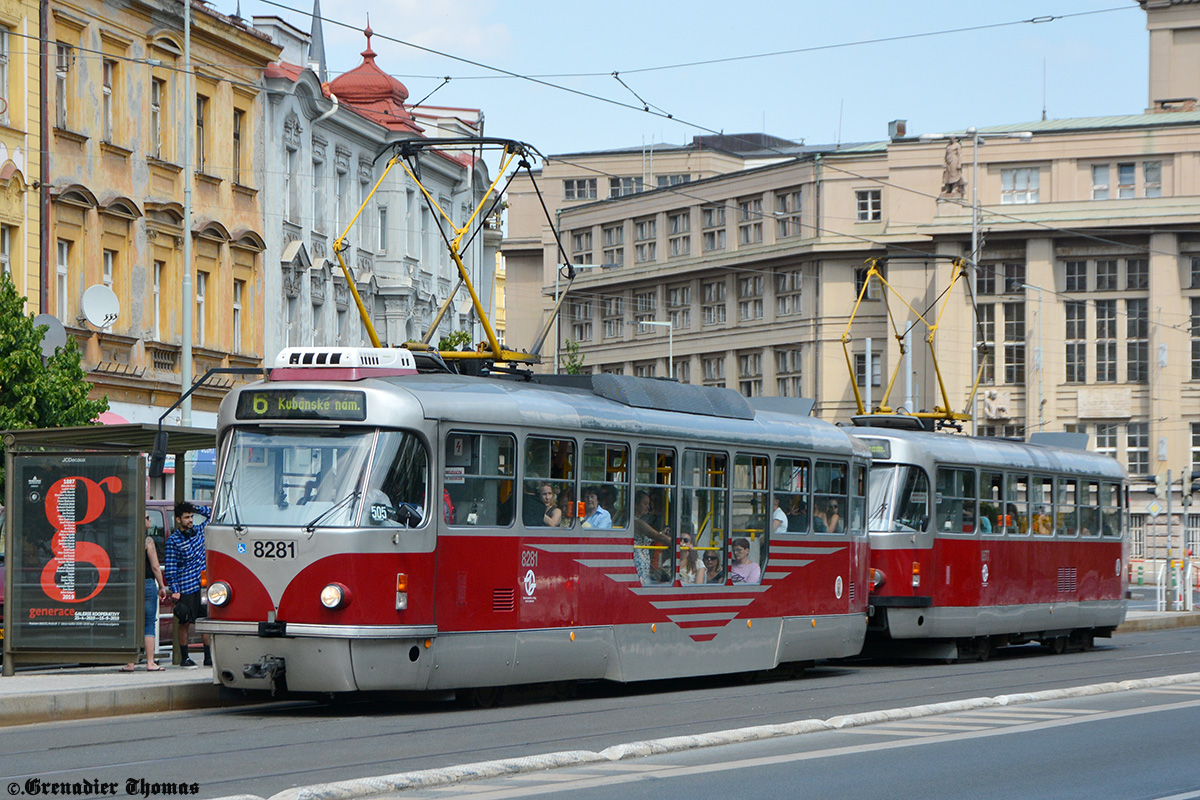 Prague, Tatra T3R.PLF № 8281