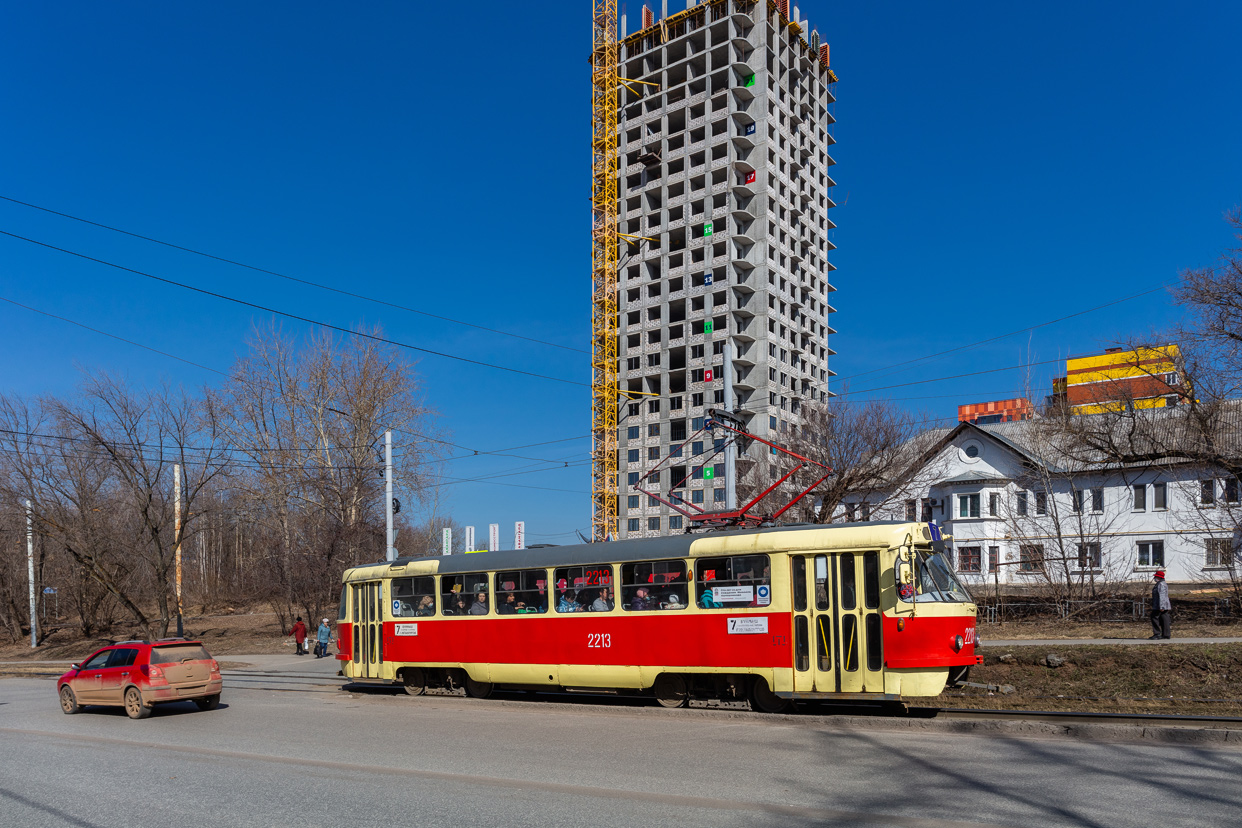 Ижевск, Tatra T3SU (двухдверная) № 2213