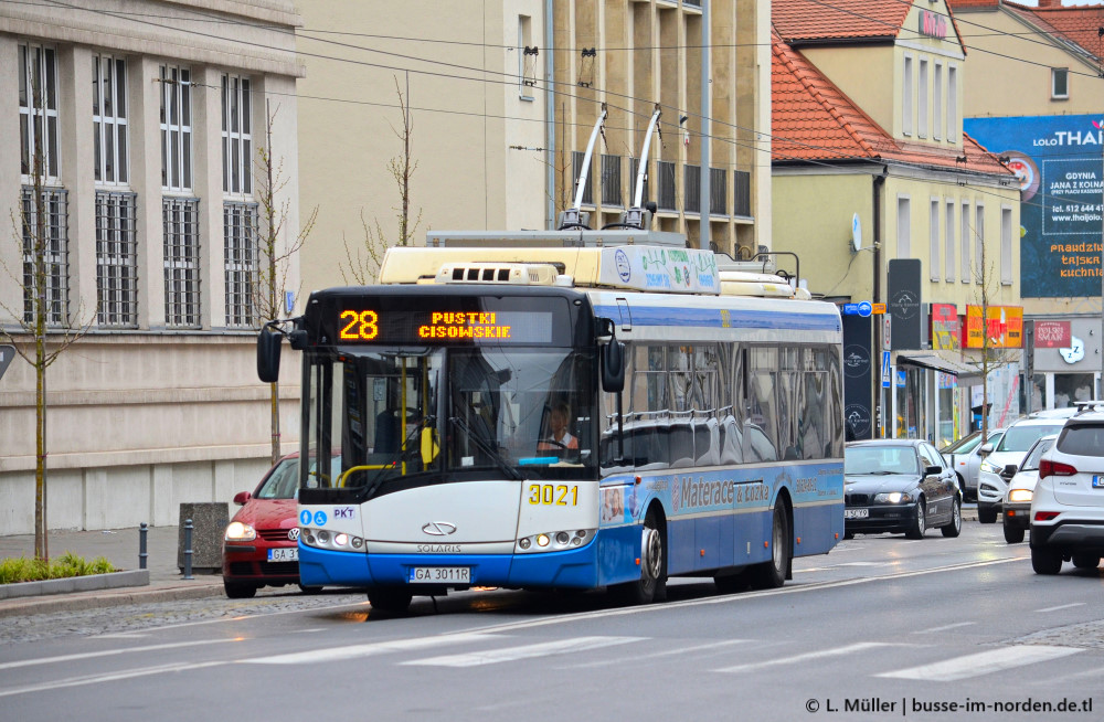 Гдыня, Solaris Trollino III 12 M № 3021