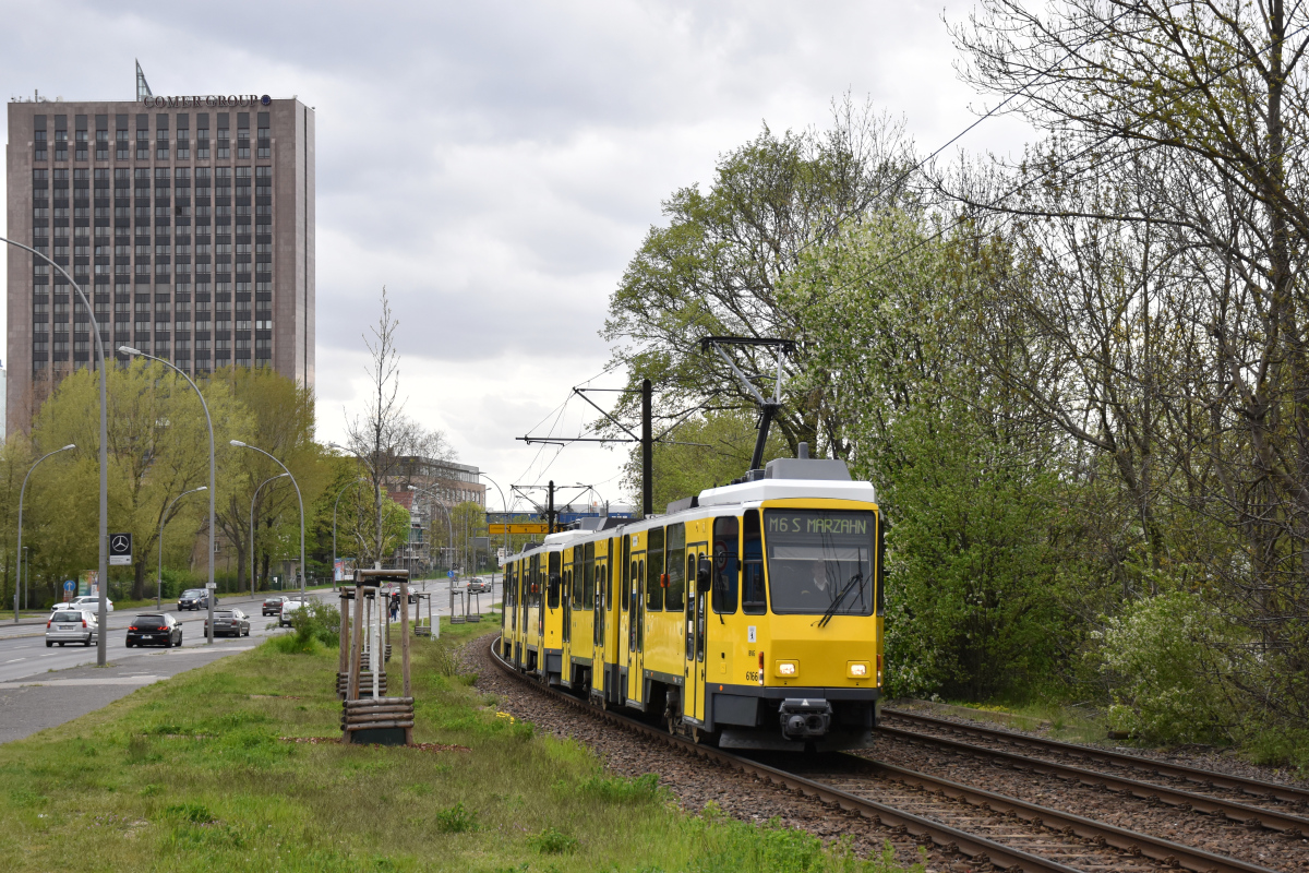Berlin, Tatra KT4DM Nr. 6166; Berlin — Ende des Tatra-Einsatzes