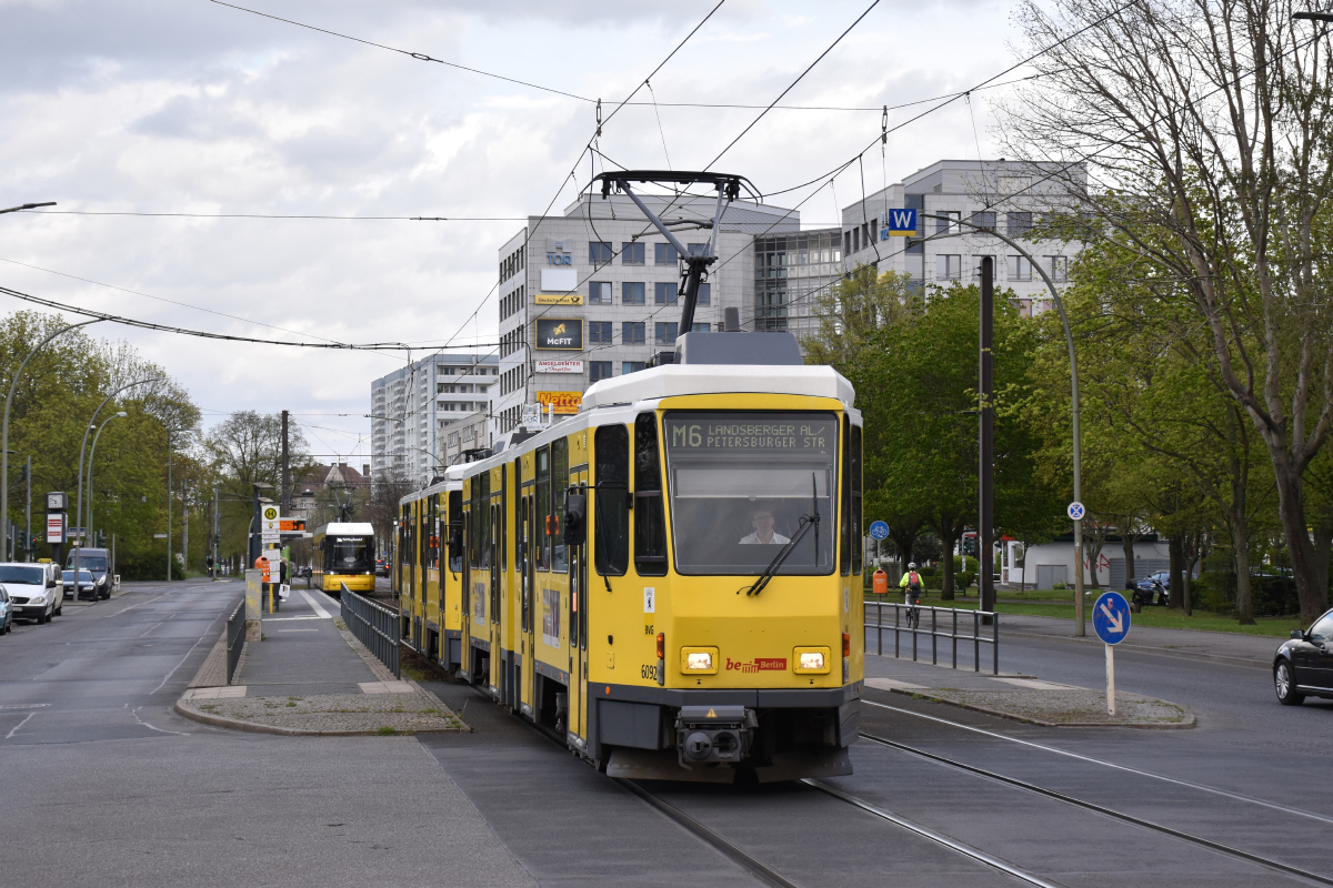 Берлин, Tatra KT4DM № 6092; Берлин — Последние дни работы вагонов Tatra в Берлине