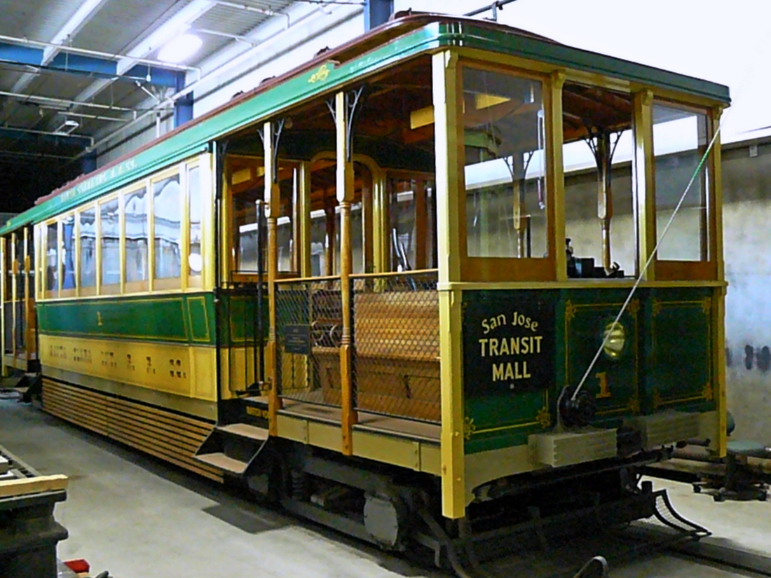 Сан-Хосе, Четырёхосный моторный вагон № 1