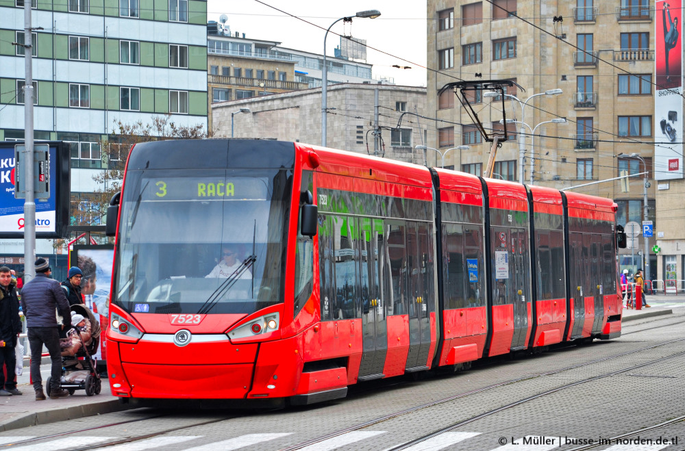 Братислава, Škoda 30T ForCity Plus № 7523