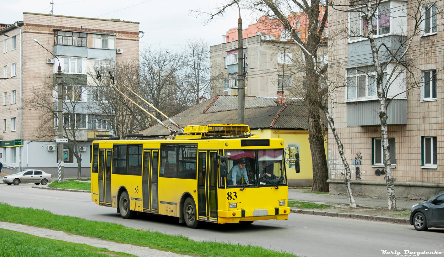 Poltava, YMZ T1R (Т2P) № 83