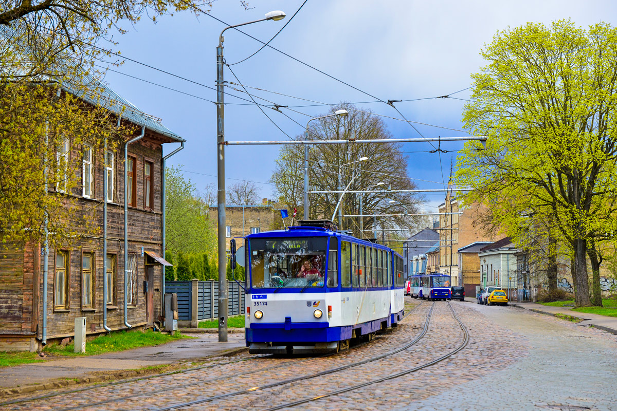 Рига, Tatra T3MR (T6B5-R) № 35174