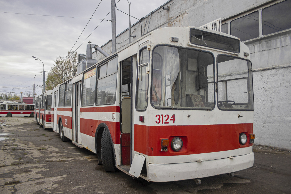 薩馬拉, ZiU-682V-012 [V0A] # 3124; 薩馬拉 — Trolleybus depot # 3