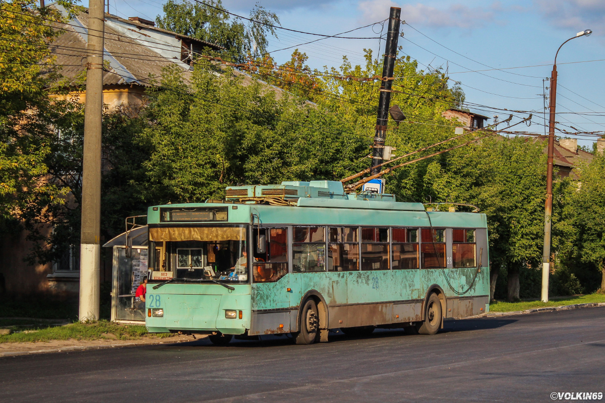 Тверь, Тролза-5275.05 «Оптима» № 28; Тверь — Последние годы тверского троллейбуса (2019 — 2020 гг.)