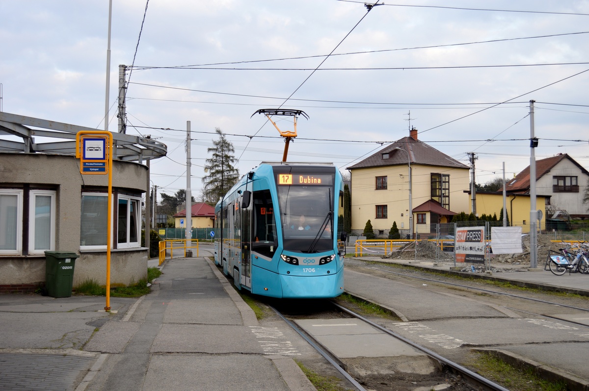 Острава, Stadler Tango NF2 № 1706 Острава, Stadler Tango NF2 № 1706