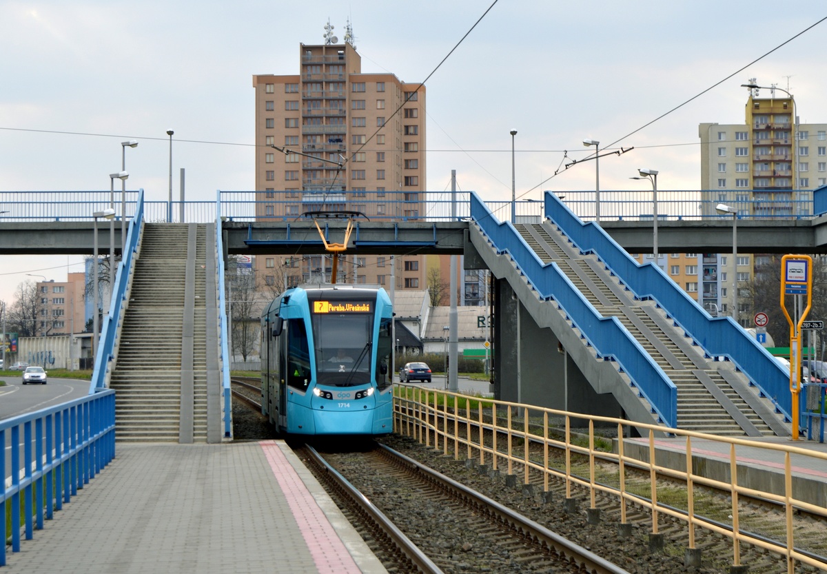 Острава, Stadler Tango NF2 № 1714