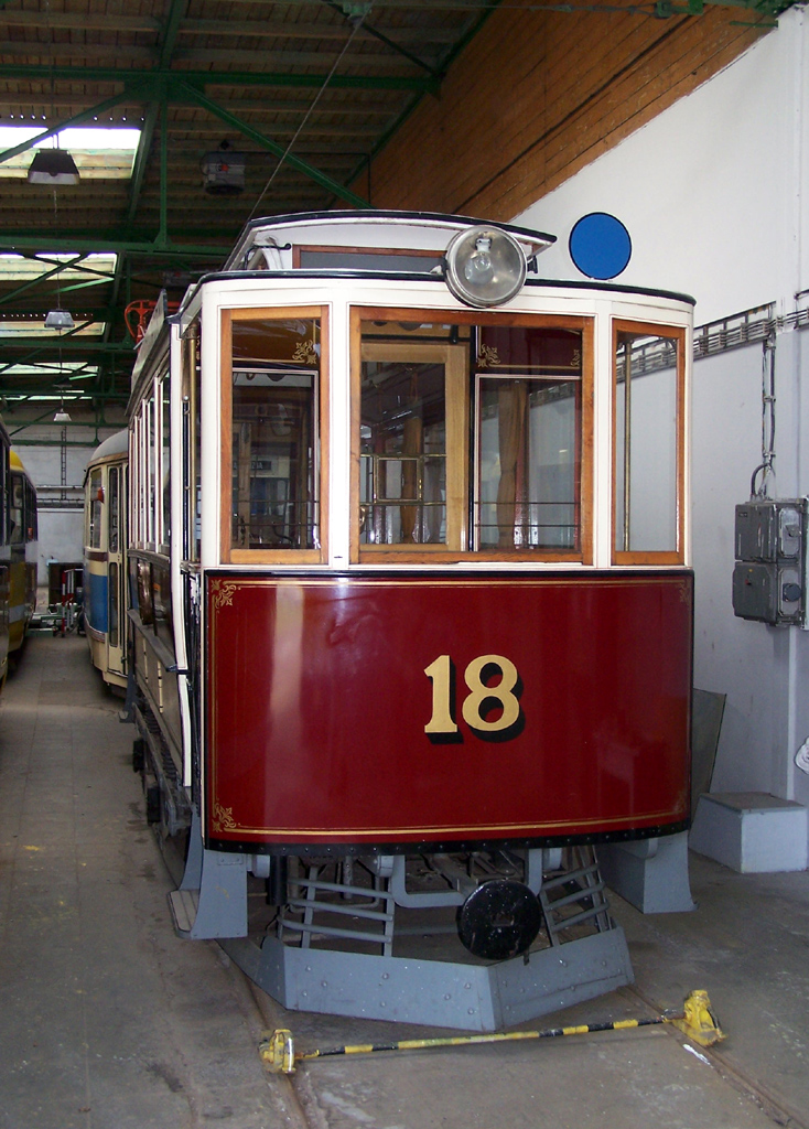 Пльзень, Двухосный моторный Křižík № 18