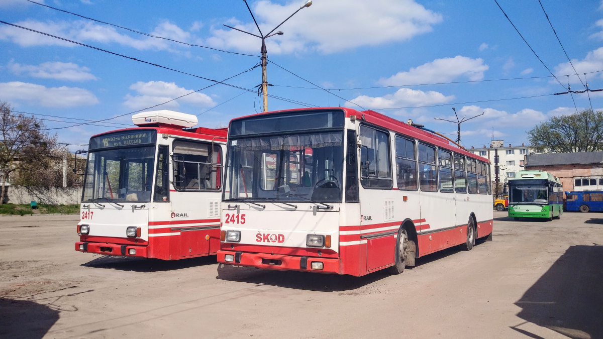 Харьков, Škoda 14TrM № 2415