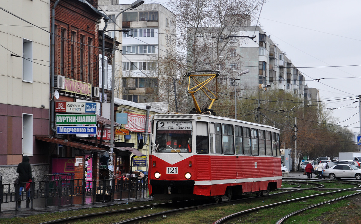 Омск, 71-605 (КТМ-5М3) № 121
