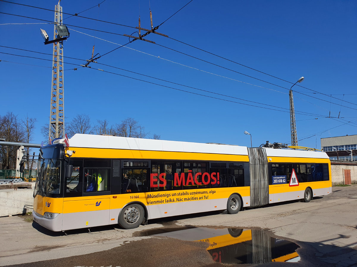 Рига, Solaris Trollino II 18 Ganz № 16164