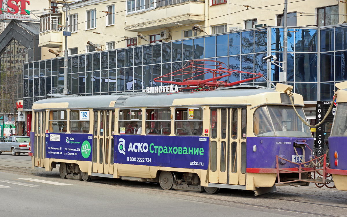 Екатеринбург, Tatra T3SU № 182