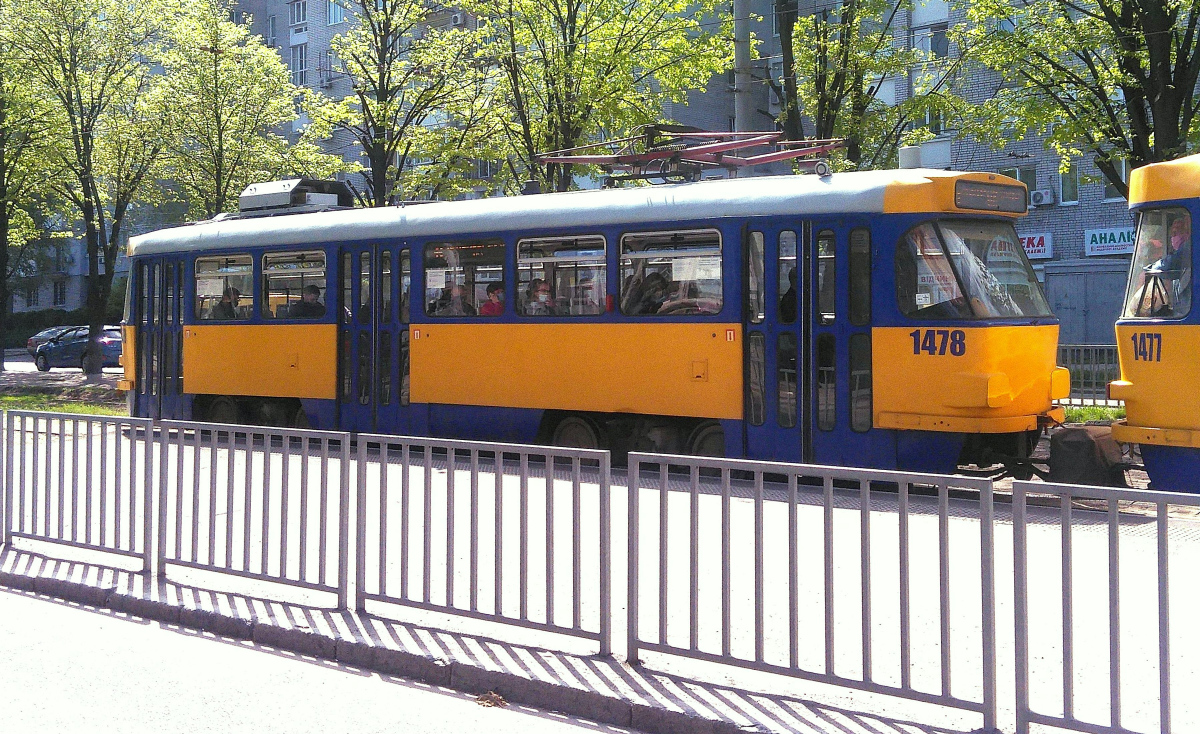 Днепр, Tatra T4D-M1 № 1478