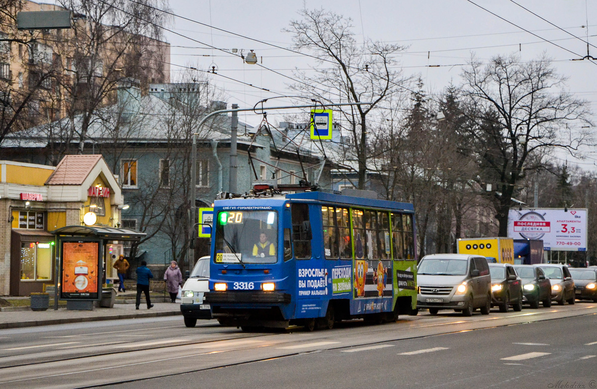 Санкт-Петербург, 71-134К (ЛМ-99К) № 3316