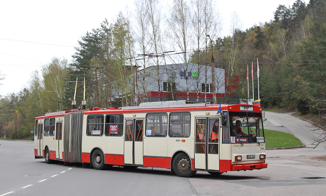 Вильнюс, Škoda 15Tr03/6 № 2604; Вильнюс — Мероприятие #30m15tr в честь 30-летия эксплуатации тролейбусов Škoda 15Tr в Вильнюсе