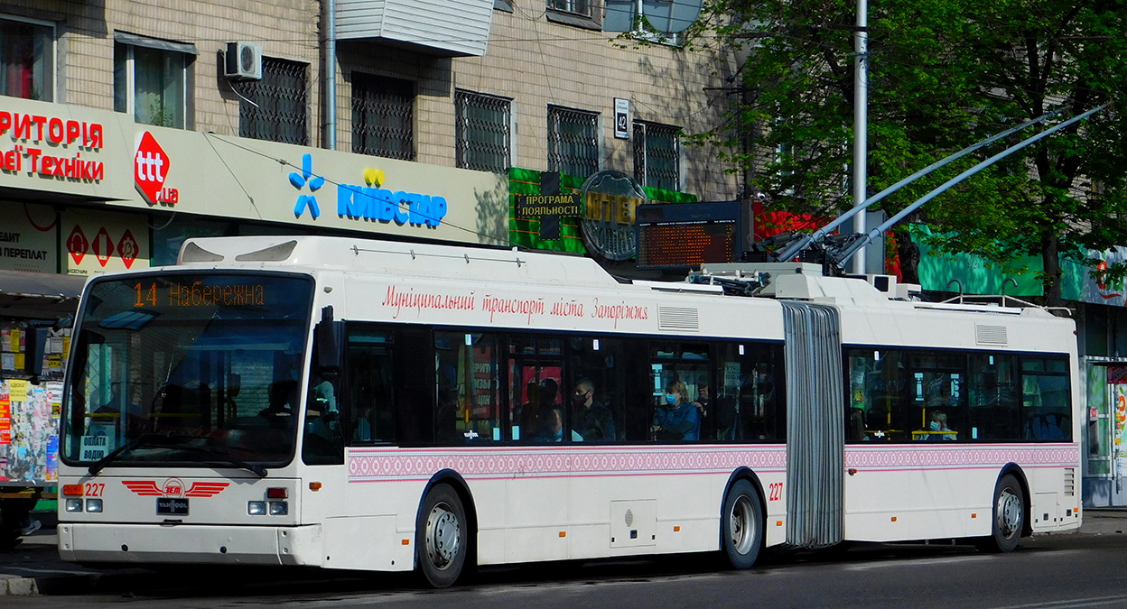 Saporischja, Van Hool AG 300T Nr. 227