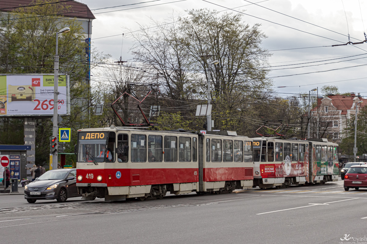Калининград, Tatra KT4SU № 419 Калининград, Tatra KT4SU № 419