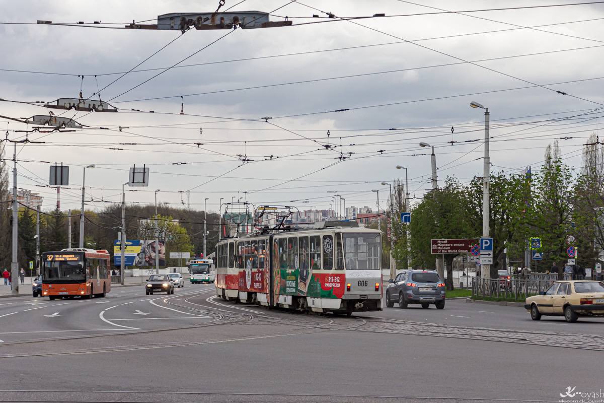 Калининград, Tatra KT4D № 606 Калининград, Tatra KT4D № 606