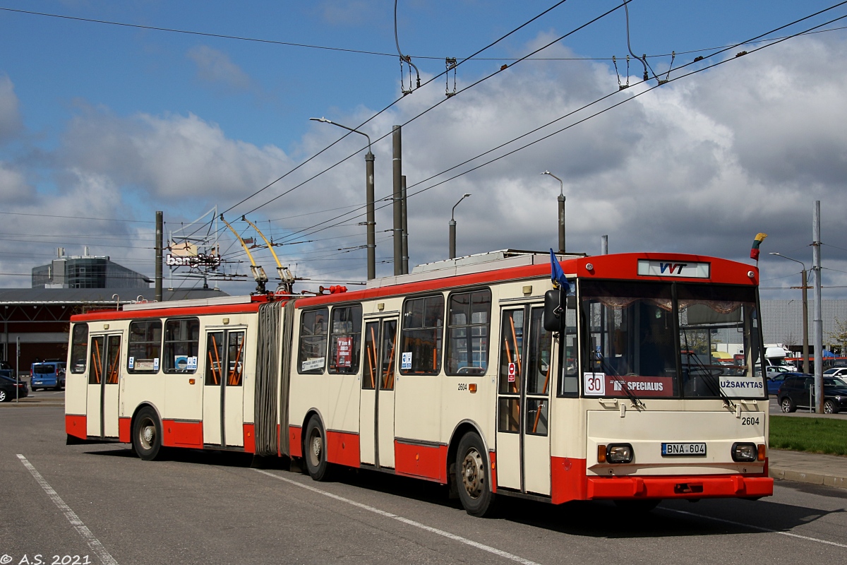 Вільнюс, Škoda 15Tr03/6 № 2604; Вільнюс — Мероприятие #30m15tr в честь 30-летия эксплуатации тролейбусов Škoda 15Tr в Вильнюсе