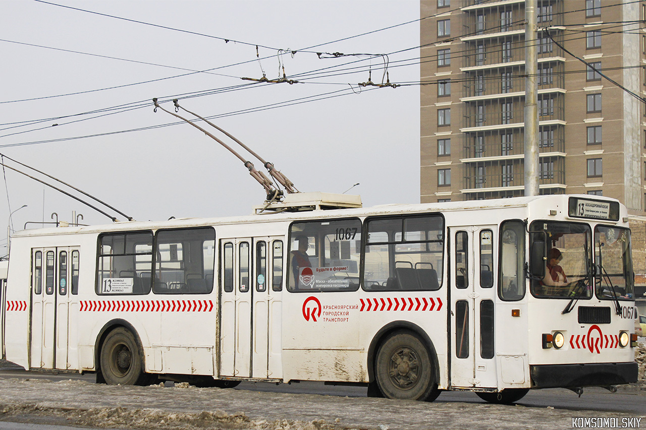 Красноярск, ЗиУ-682Г-016 (018) № 1067