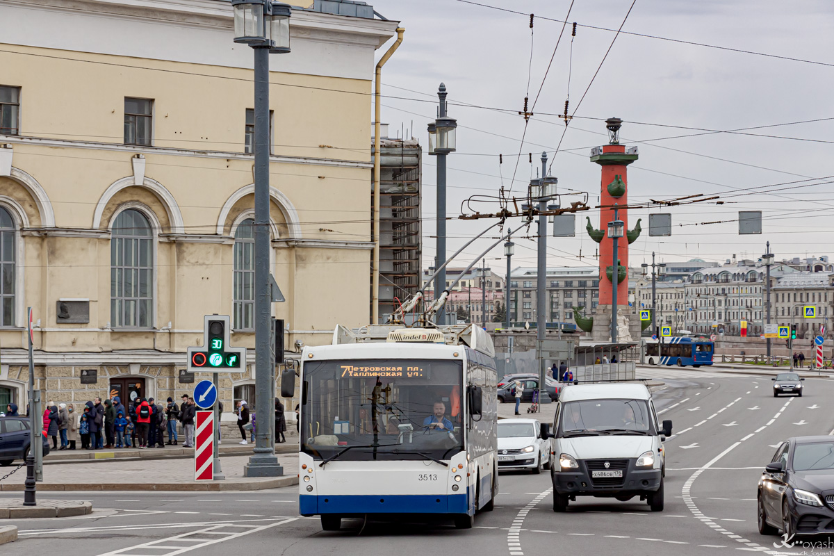 Санкт-Петербург, Тролза-5265.00 «Мегаполис» № 3513