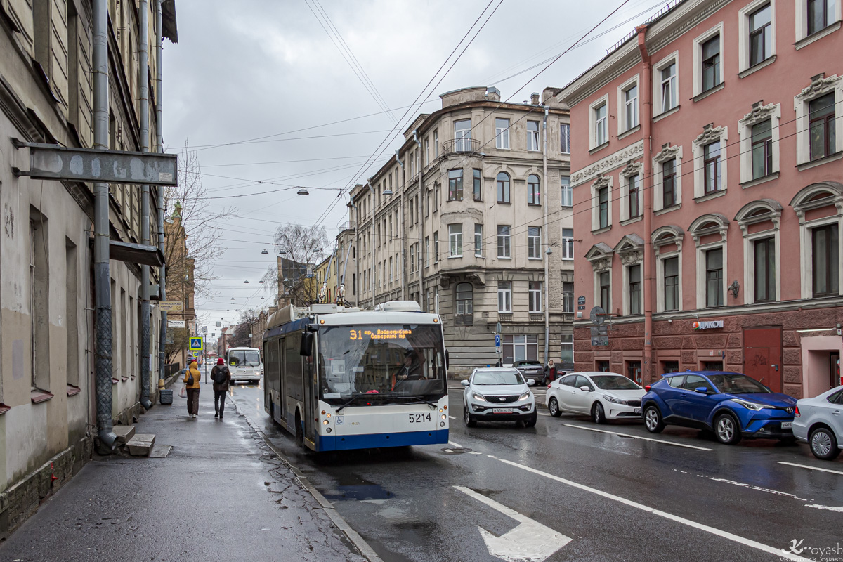 Санкт-Петербург, Тролза-5265.00 «Мегаполис» № 5214