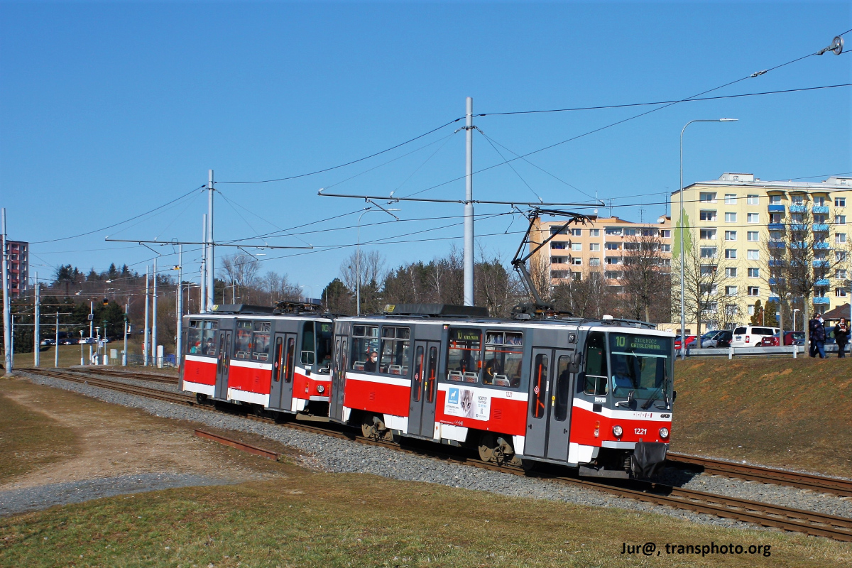 Брно, Tatra T6A5 № 1221