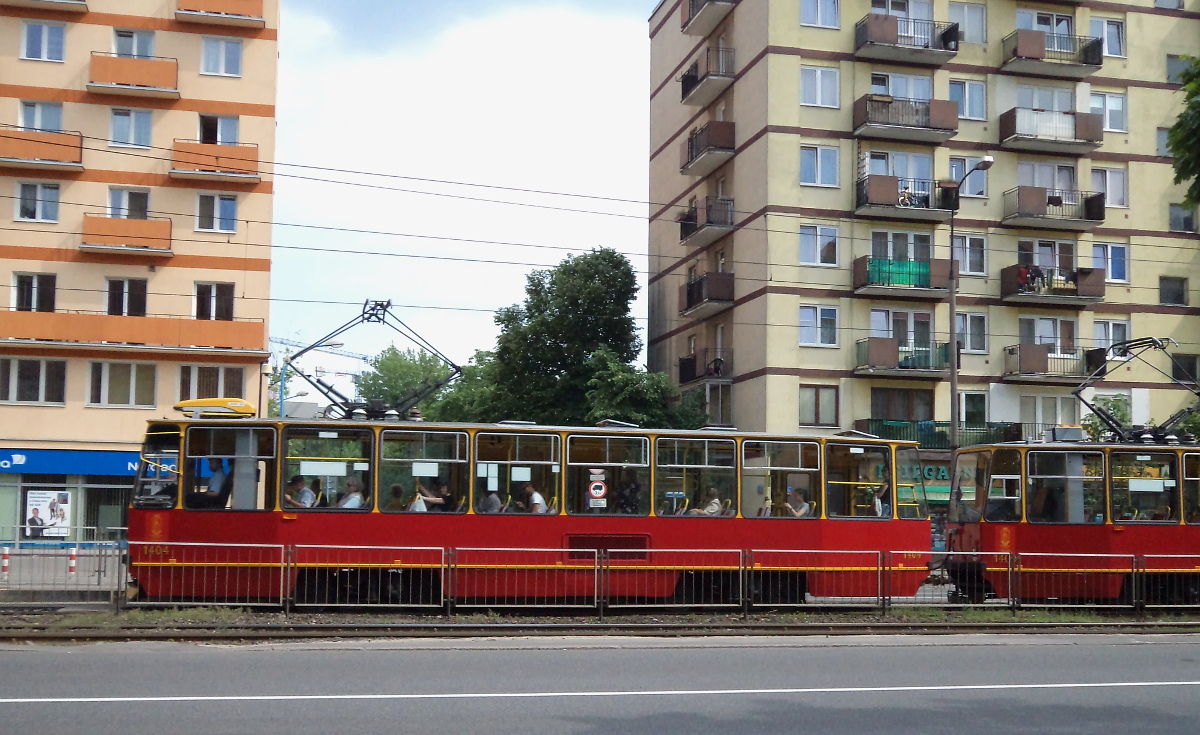 Варшава, Konstal 105Ne № 1404